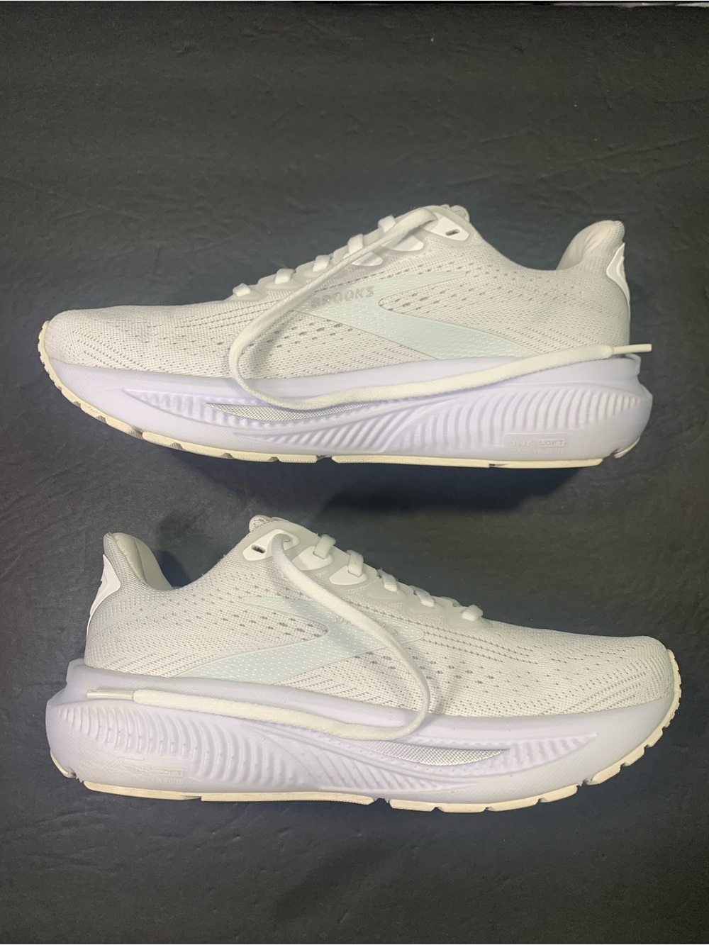 Brooks Ghost 17 Women’s White Running Walking Sneakers Shoe Size- 7 - Picture 6 of 11